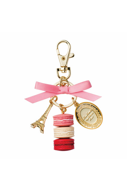 Keychain Key Holder Laduree Japan 2019 Limit Macaron Bag Charm Pompom –